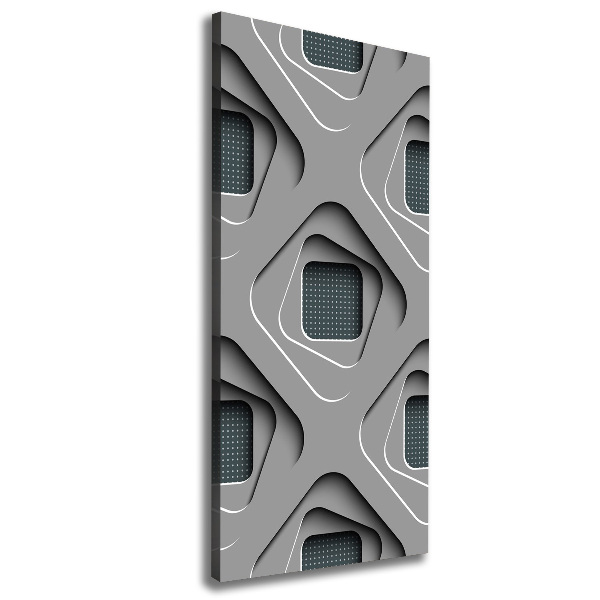 Wall art canvas 3D abstraction