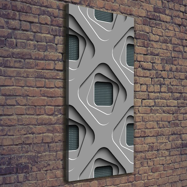 Wall art canvas 3D abstraction