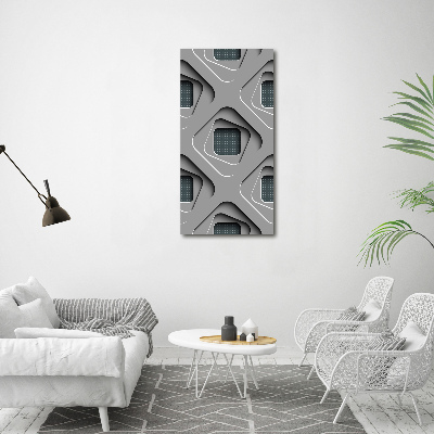 Wall art canvas 3D abstraction