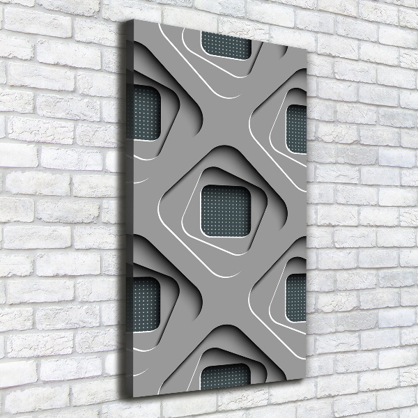 Wall art canvas 3D abstraction