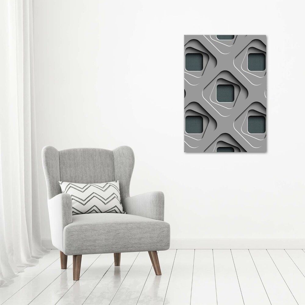 Wall art canvas 3D abstraction