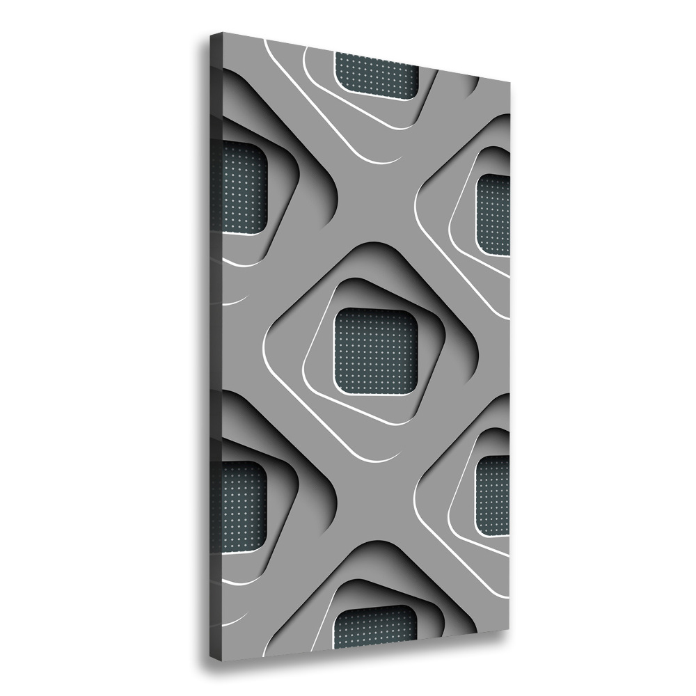 Wall art canvas 3D abstraction