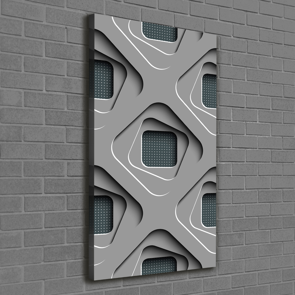 Wall art canvas 3D abstraction