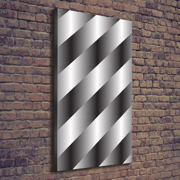 Wall art canvas Abstraction stripes