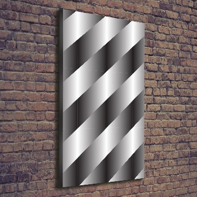 Wall art canvas Abstraction stripes