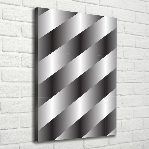 Wall art canvas Abstraction stripes