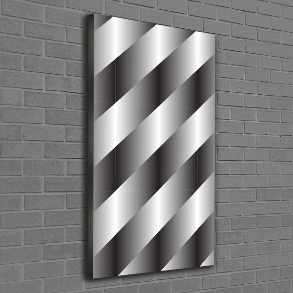 Wall art canvas Abstraction stripes