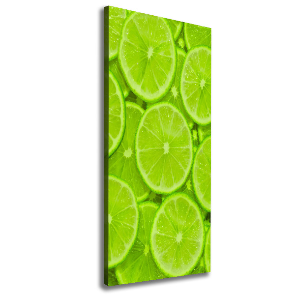 Large canvas wall art Lime