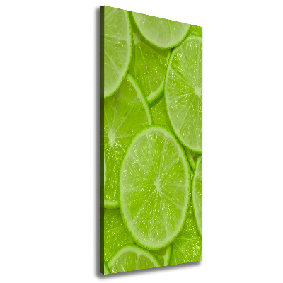 Large canvas wall art Lime