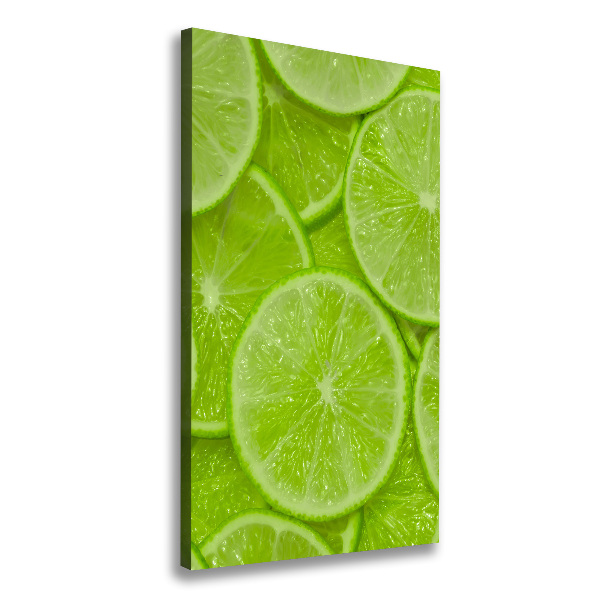 Large canvas wall art Lime