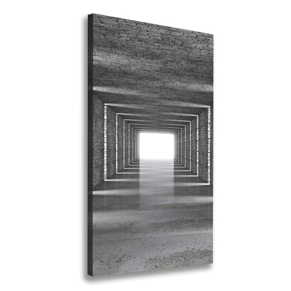 Wall art canvas Brick tunnel