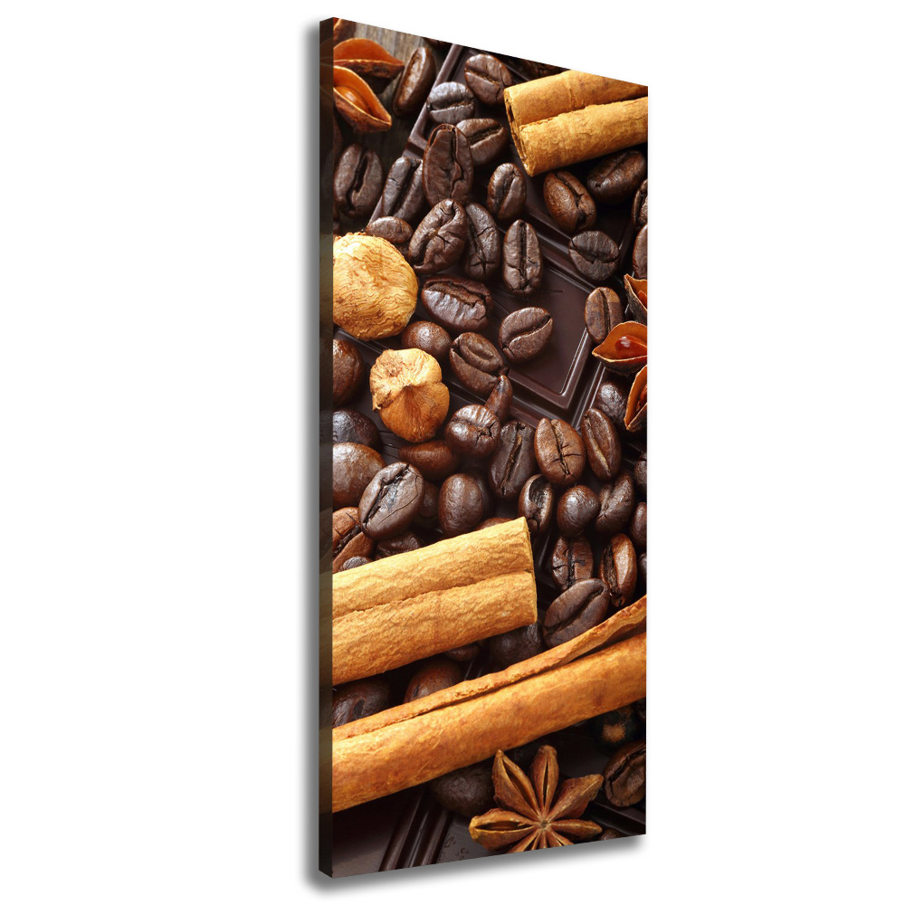 Canvas wall art Dark chocolate