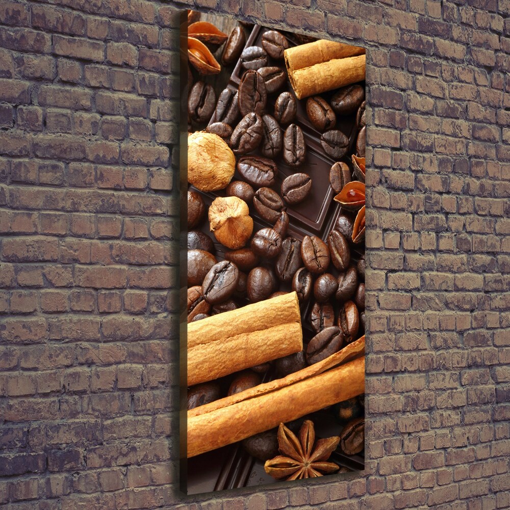 Canvas wall art Dark chocolate