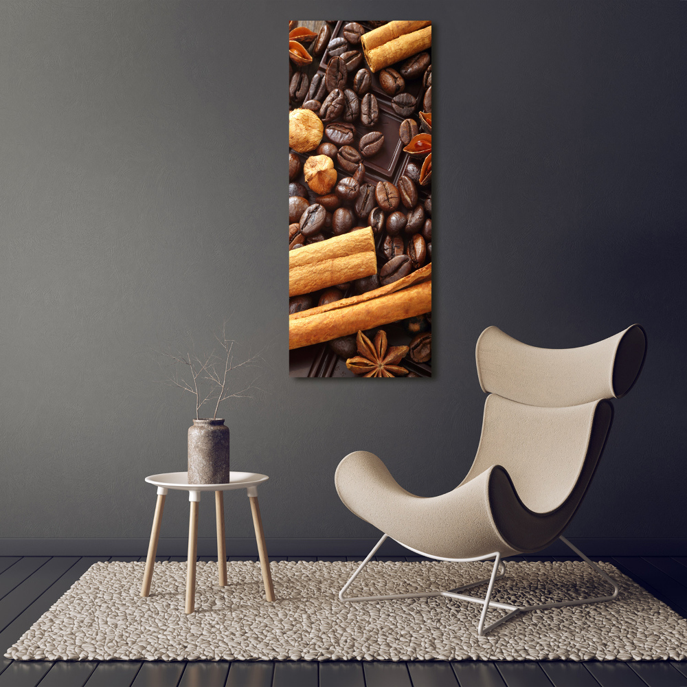 Canvas wall art Dark chocolate