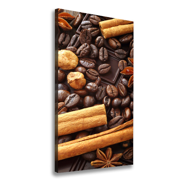 Canvas wall art Dark chocolate