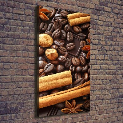 Canvas wall art Dark chocolate