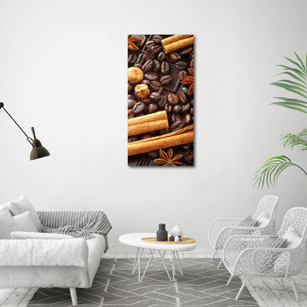 Canvas wall art Dark chocolate