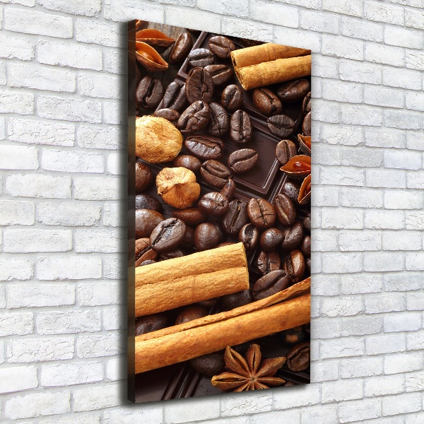 Canvas wall art Dark chocolate