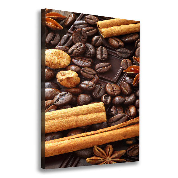 Canvas wall art Dark chocolate