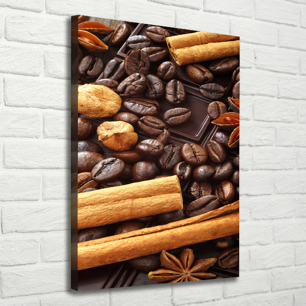 Canvas wall art Dark chocolate