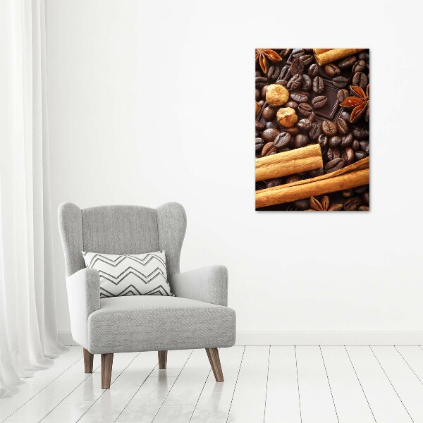 Canvas wall art Dark chocolate