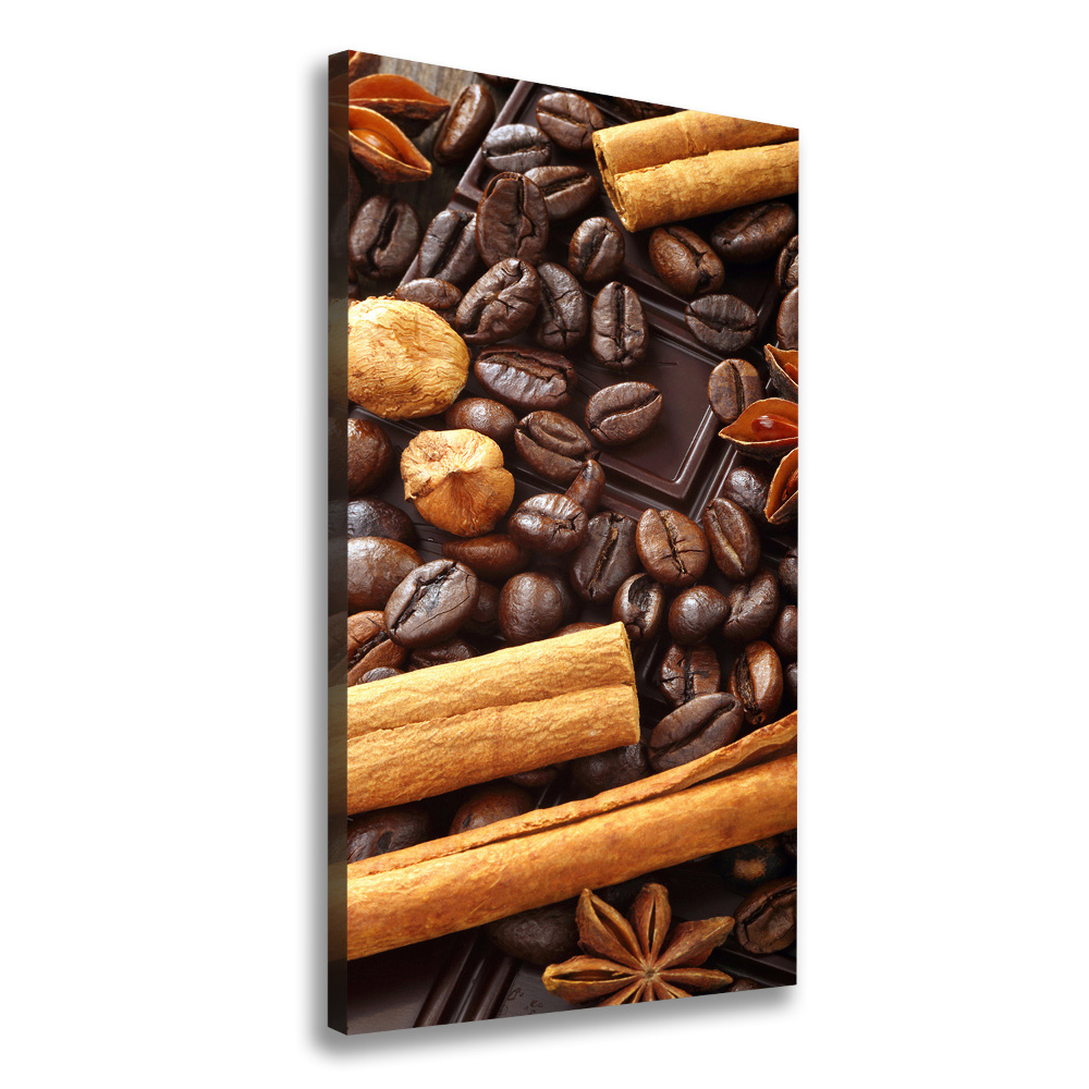 Canvas wall art Dark chocolate