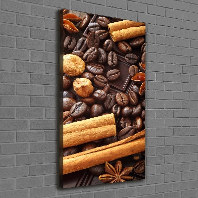 Canvas wall art Dark chocolate