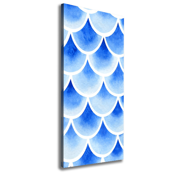 Large canvas wall art Fish scales