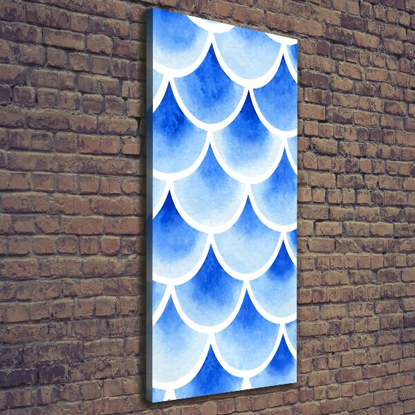 Large canvas wall art Fish scales