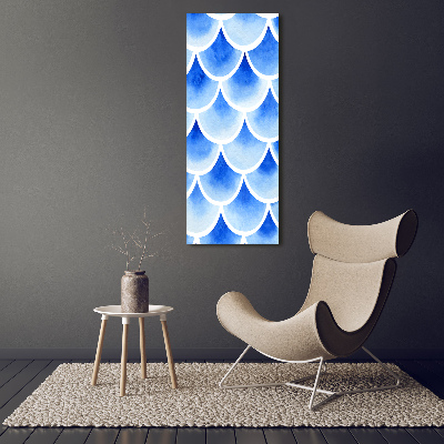 Large canvas wall art Fish scales