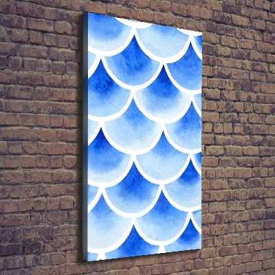 Large canvas wall art Fish scales