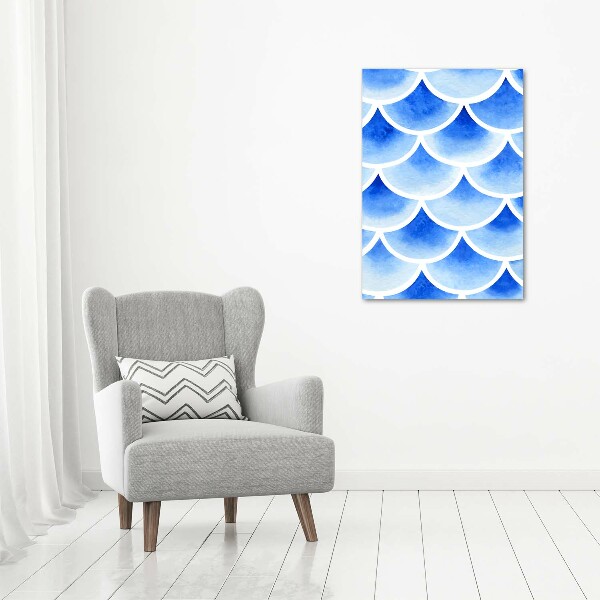 Large canvas wall art Fish scales