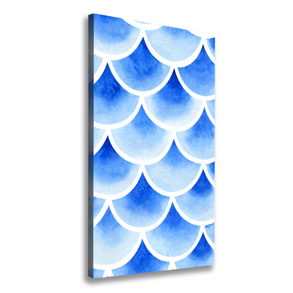 Large canvas wall art Fish scales