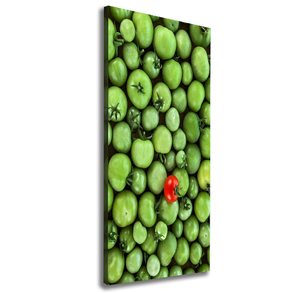 Canvas wall art Red tomato