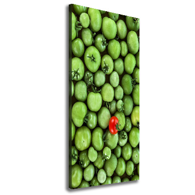 Canvas wall art Red tomato