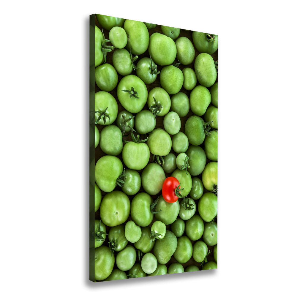 Canvas wall art Red tomato