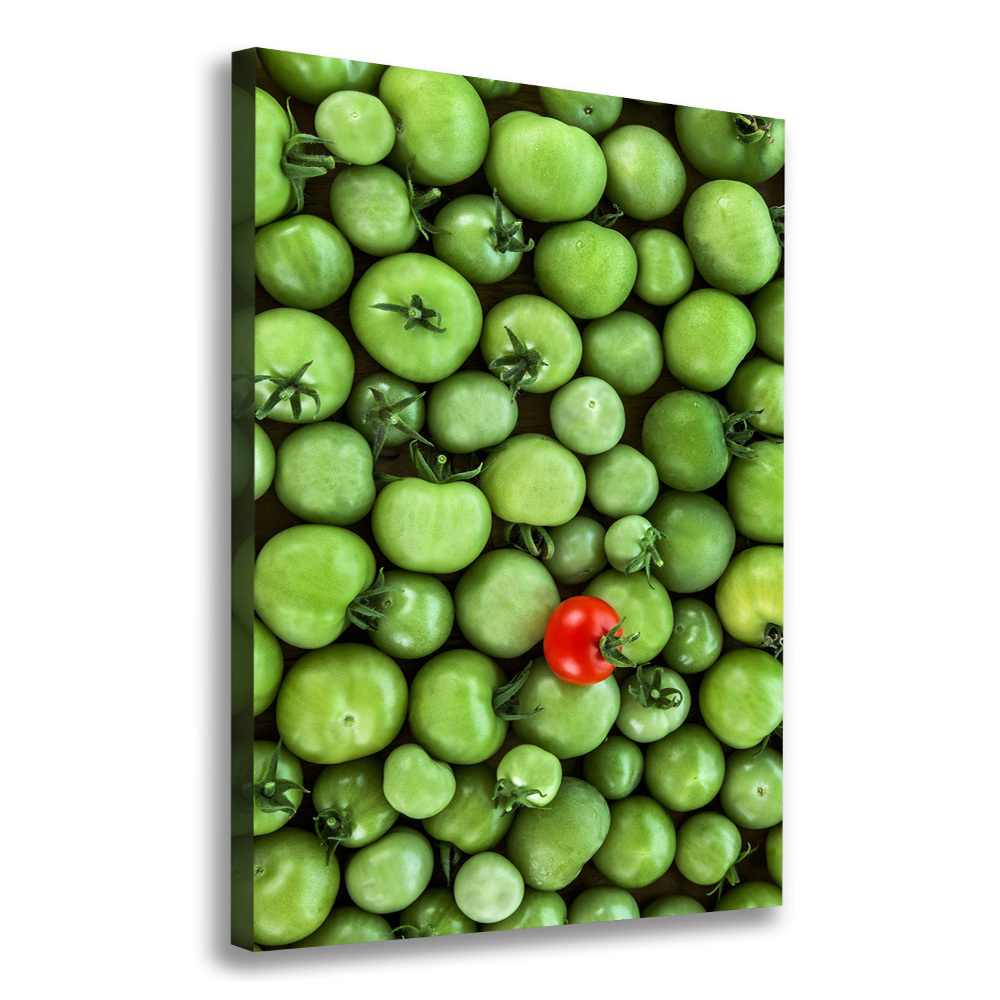 Canvas wall art Red tomato