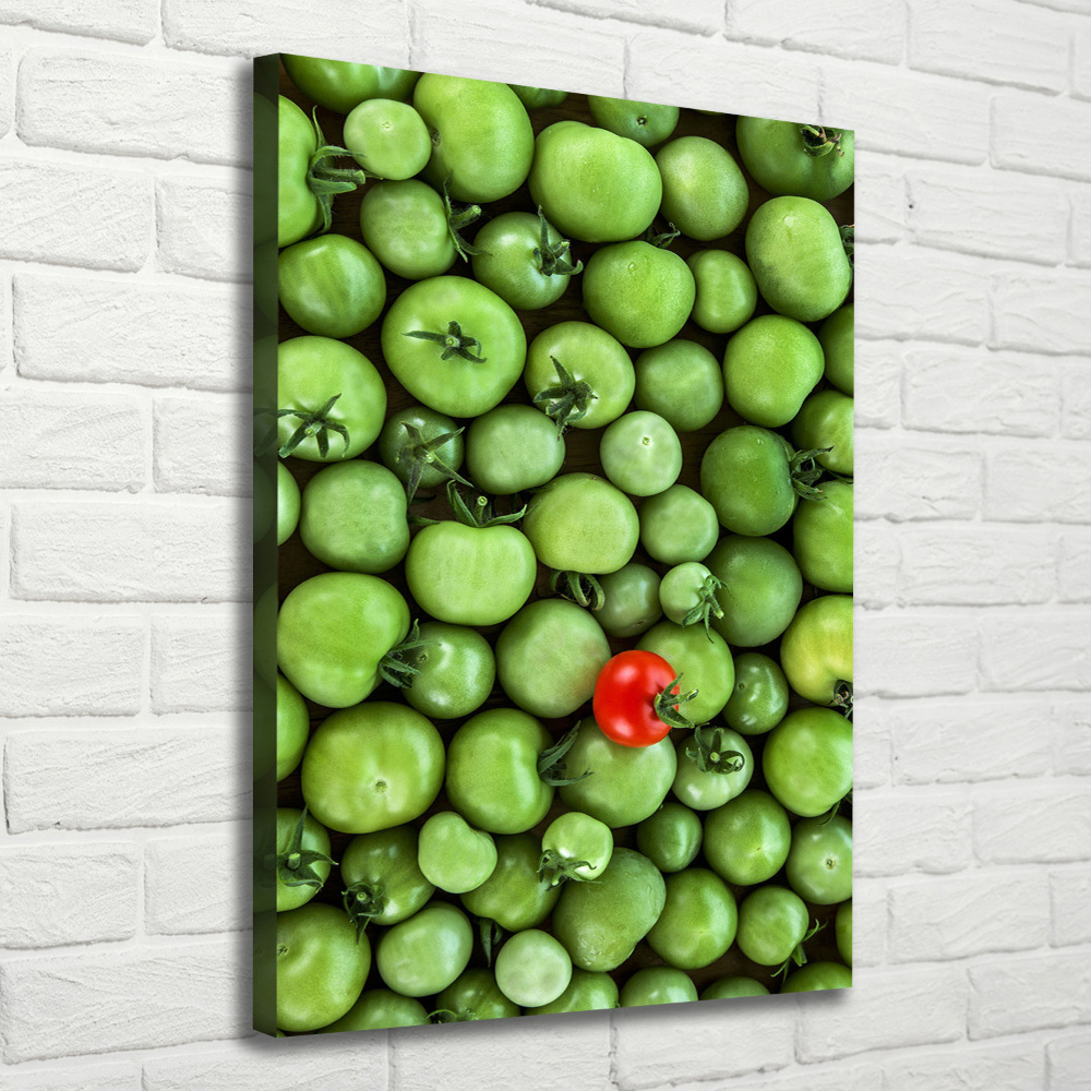 Canvas wall art Red tomato