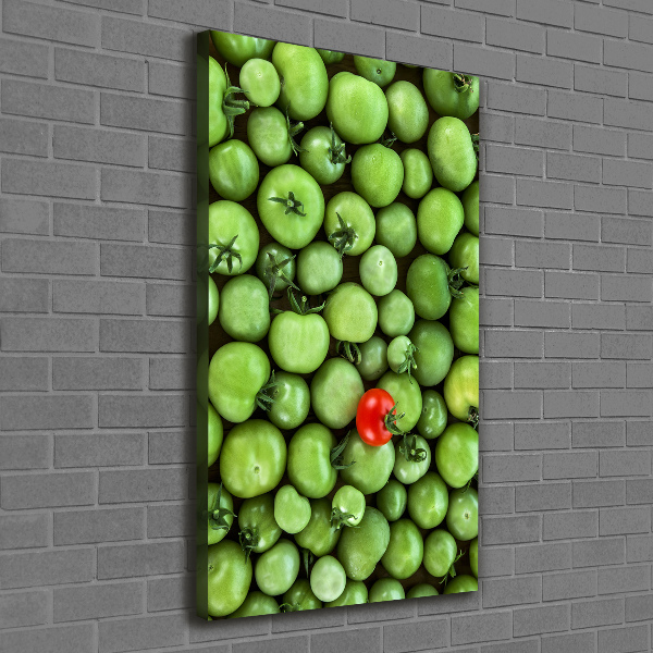 Canvas wall art Red tomato