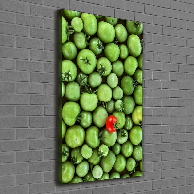 Canvas wall art Red tomato