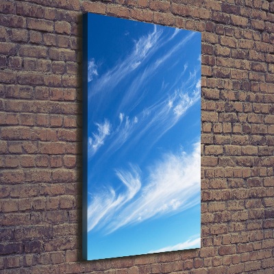 Large canvas wall art Clouds in the sky