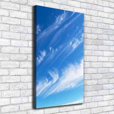 Large canvas wall art Clouds in the sky