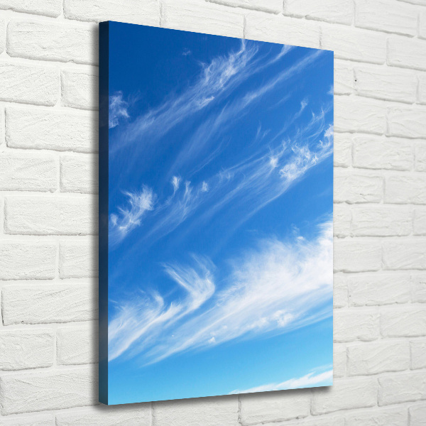 Large canvas wall art Clouds in the sky