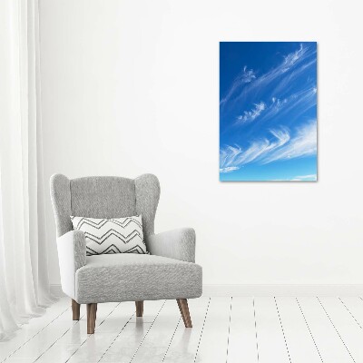 Large canvas wall art Clouds in the sky