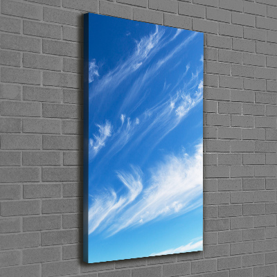 Large canvas wall art Clouds in the sky