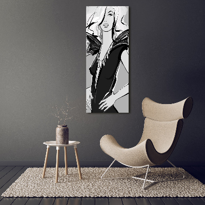 Wall art canvas Fashion illustration