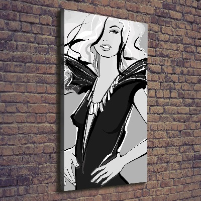 Wall art canvas Fashion illustration