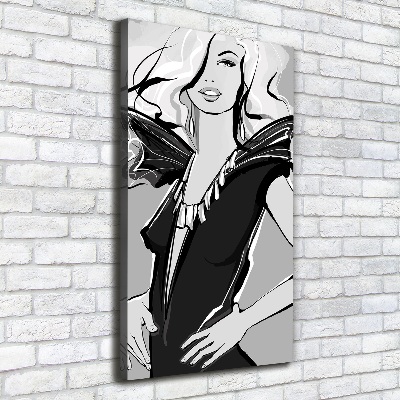 Wall art canvas Fashion illustration