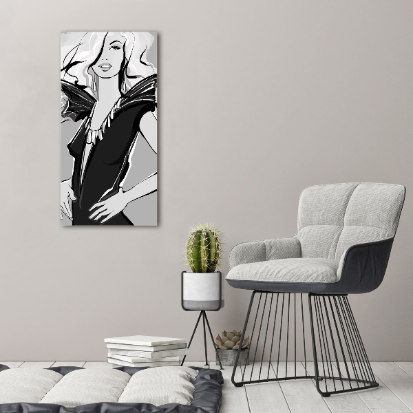 Wall art canvas Fashion illustration