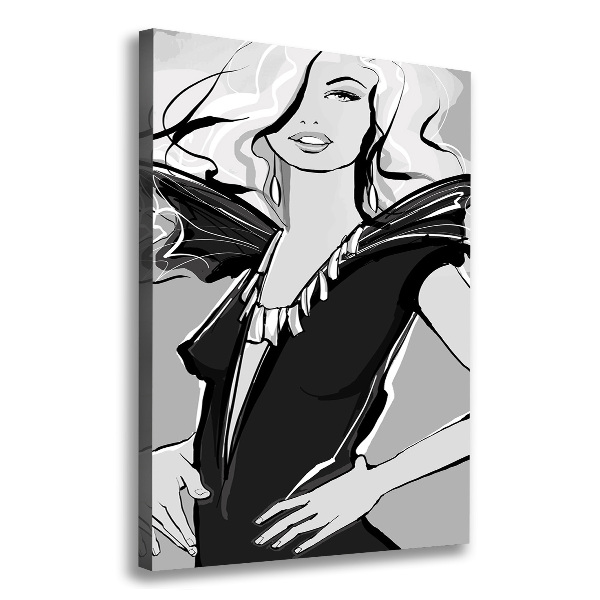 Wall art canvas Fashion illustration